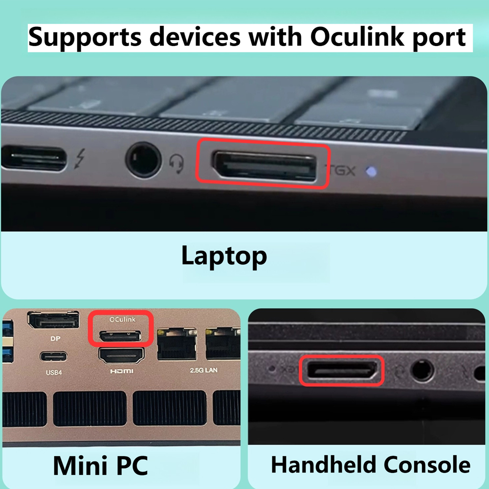 Oculink eGPU Graphics Card Doc - External Gpu Dock Pcie 4.0 Oculink review and price