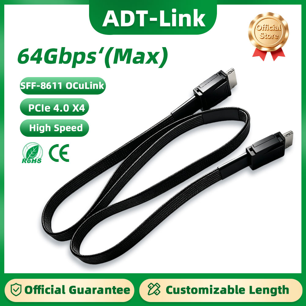 ADT-Link 64Gb Male to Male PCI - External Gpu Dock Pcie 4.0 Oculink review and price