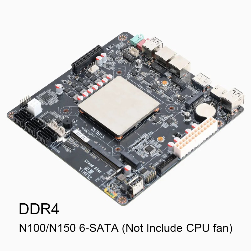 6-Bays N100/N150 NAS Motherboa - Nas Motherboard N100 6 Sata review and price