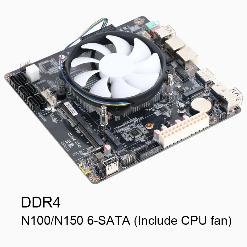 6-Bays N100/N150 NAS Motherboa - Nas Motherboard N100 6 Sata review and price