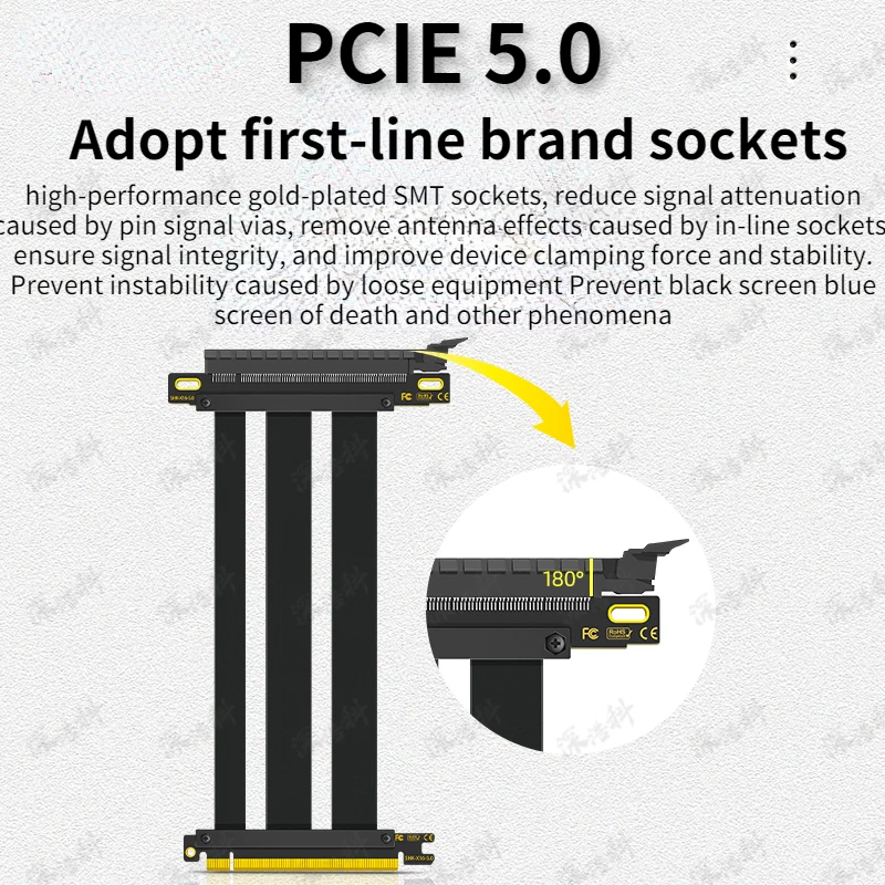 PCIE 5.0 x16 Riser Cable, Perf - Pcie 4.0 X16 Riser Cable 90 Degree review and price