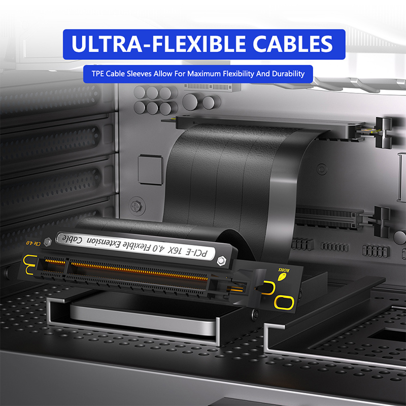 90Degree PCI-E X16 4.0 Flexibl - Pcie 4.0 X16 Riser Cable 90 Degree review and price