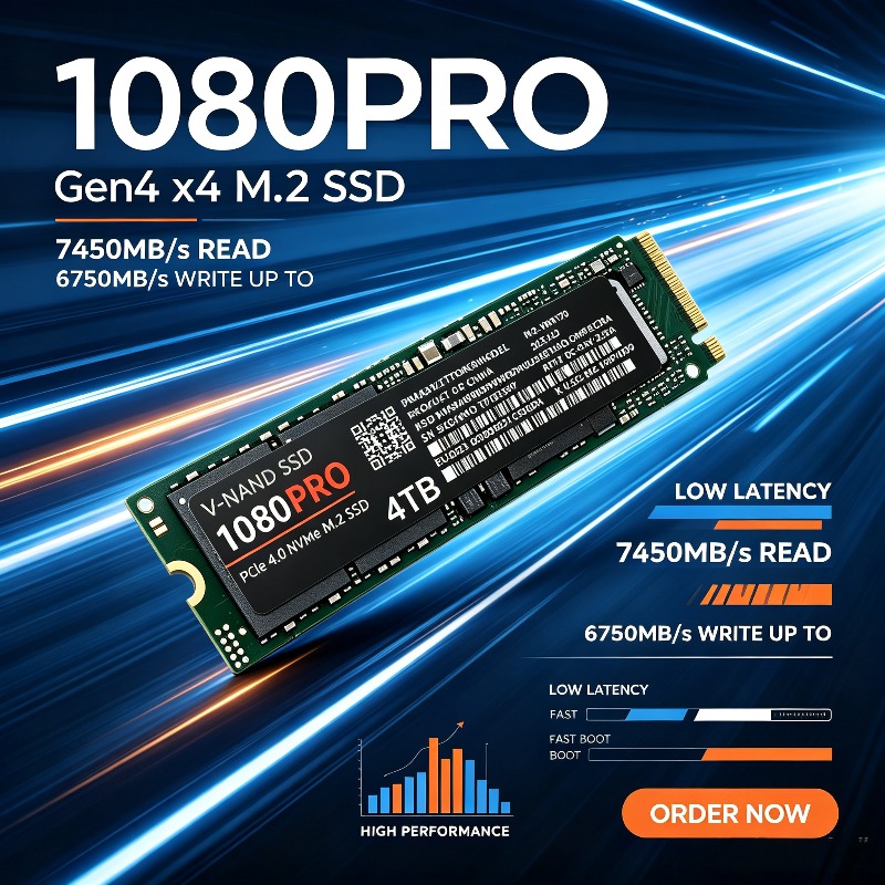 Original 1080Pro 512GB-4TB PCI - M.2 Nvme 4Tb Pcie 4.0 Ssd review and price
