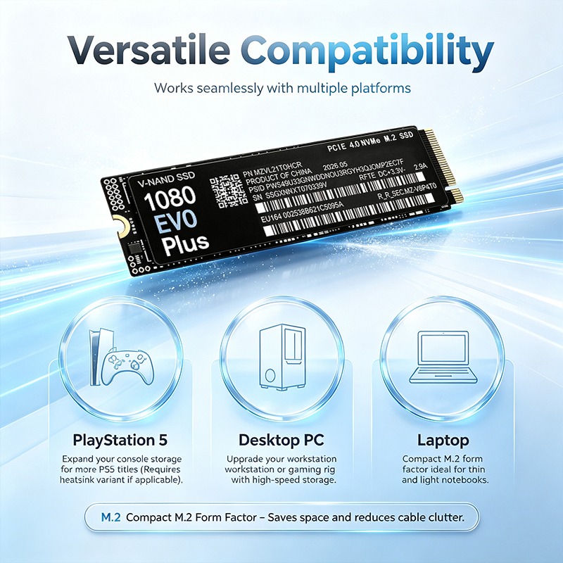Original NEW 1080 EVO Plus M.2 - M.2 Nvme 4Tb Pcie 4.0 Ssd review and price