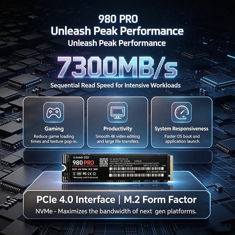980 PRO High-Speed PCIe 4.0 x4 - M.2 Nvme 4Tb Pcie 4.0 Ssd review and price