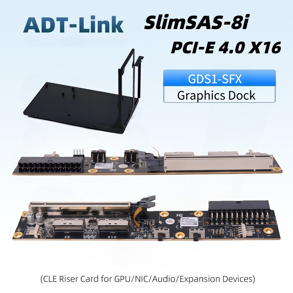 Dual SlimSAS 8i Graphics GPU D - External Gpu Dock Pcie 4.0 Oculink review and price