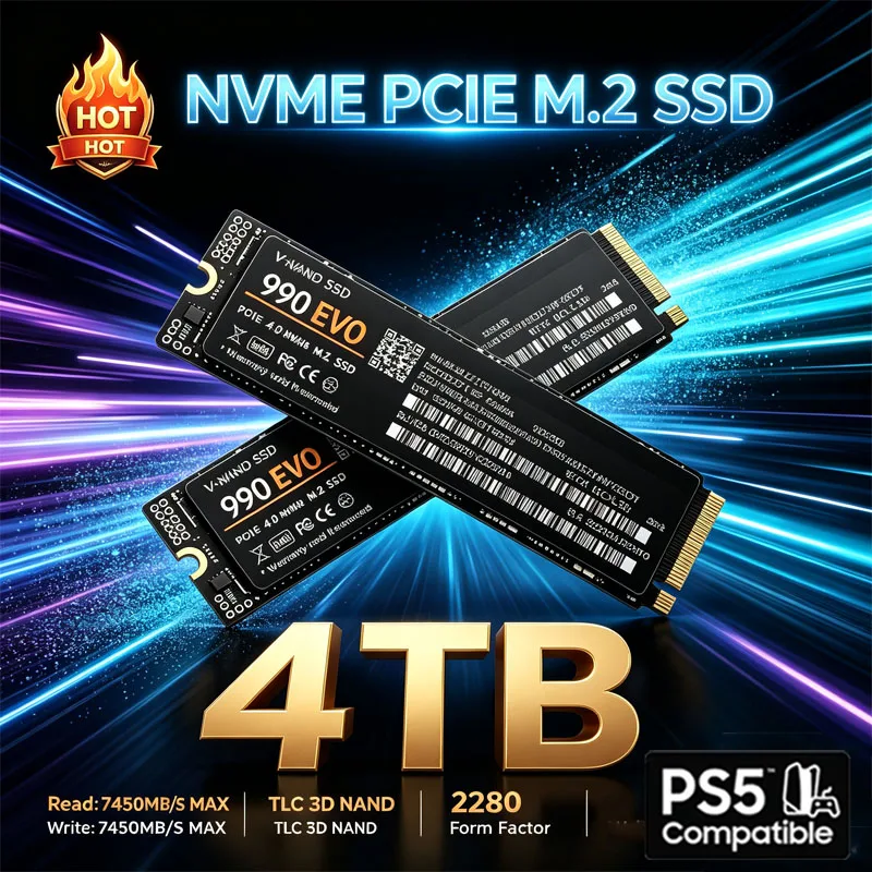 Gaming M.2 NVMe SSD 990 EVO PC - M.2 Nvme 4Tb Pcie 4.0 Ssd review and price
