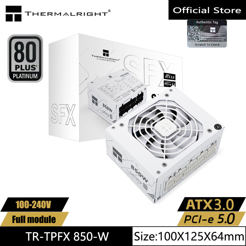 Thermalright TR-TPFX850-W Whit - Sfx Power Supply 850W Gold review and price