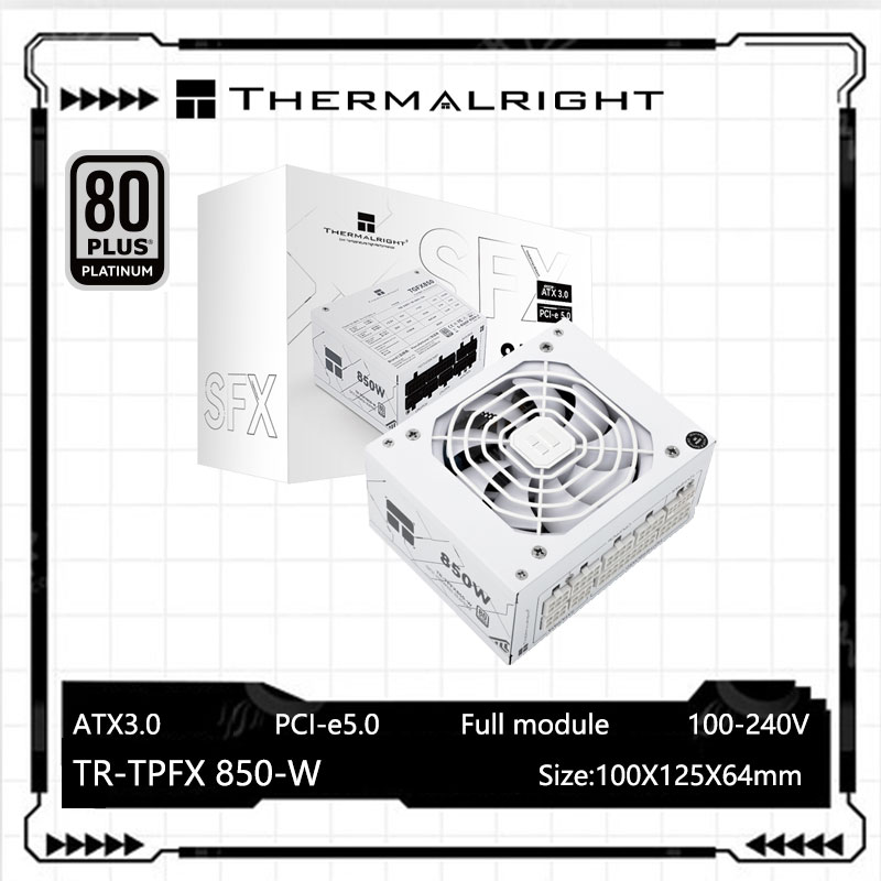 Thermalright TR-TPFX850 White  - Sfx Power Supply 850W Gold review and price