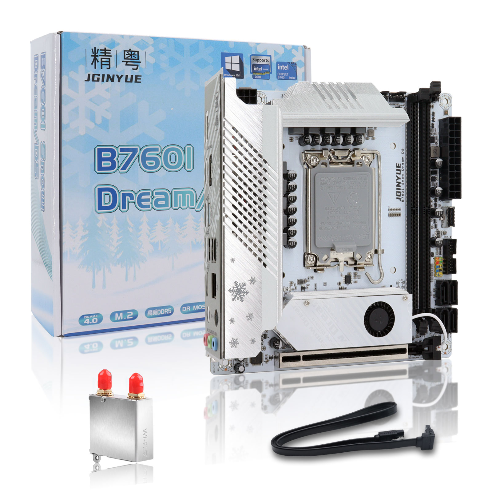 JGINYUE B760 Motherboard Mini  - Lga 1700 Ddr5 Itx Motherboard review and price
