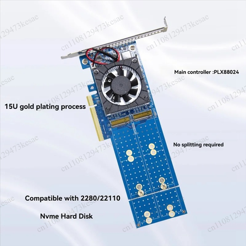 PCIe 4.0 NVMe M.2 Expansion Ca - Quad M.2 Nvme Pcie Bifurcation Card review and price