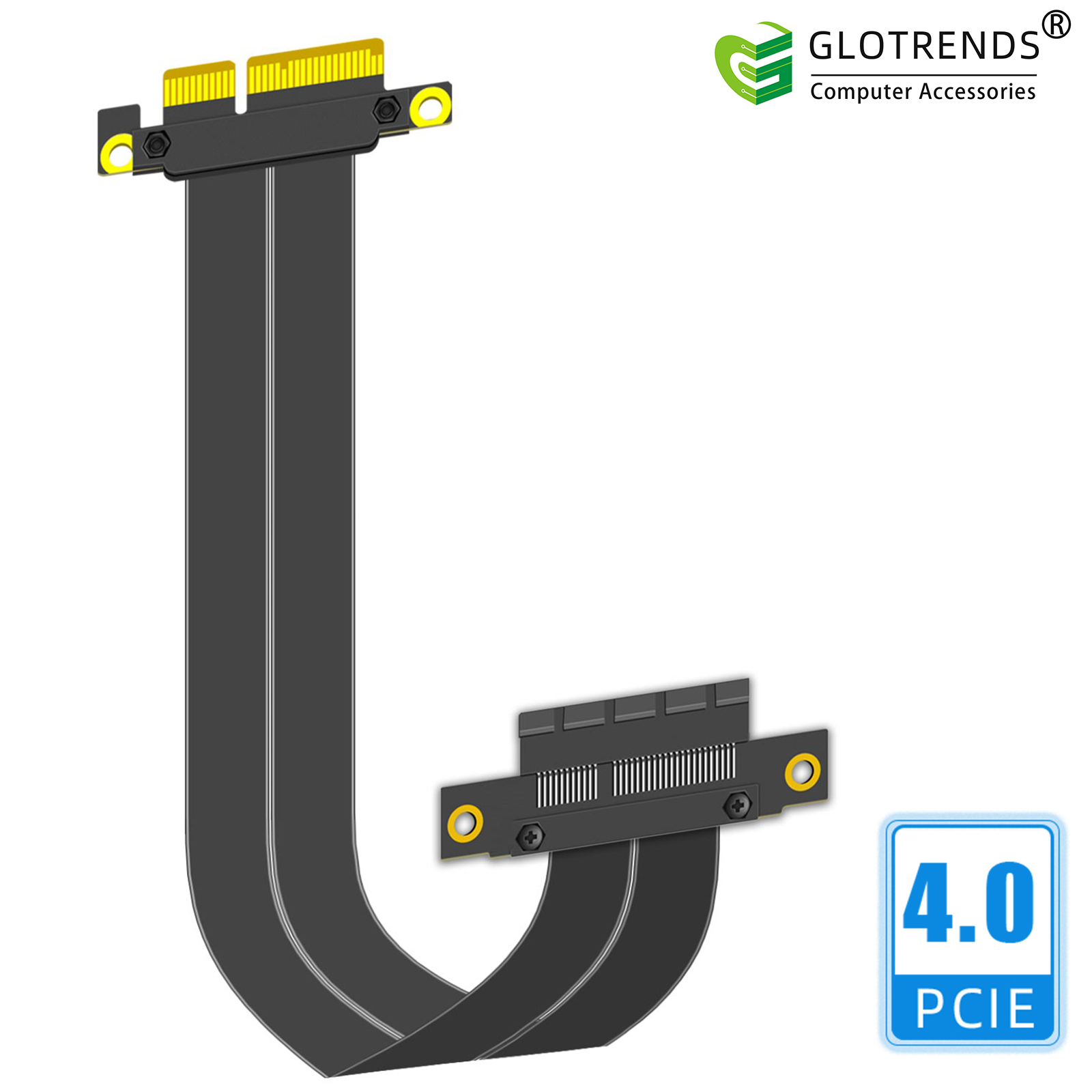 PCIe 4.0 X4 Riser Cable, 180 D - Pcie 4.0 X16 Riser Cable 90 Degree review and price