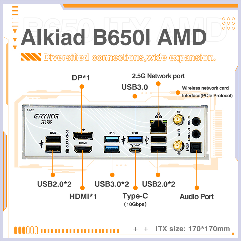 ERYING AM5 Motherboard Support - B650 Itx Motherboard Wifi review and price