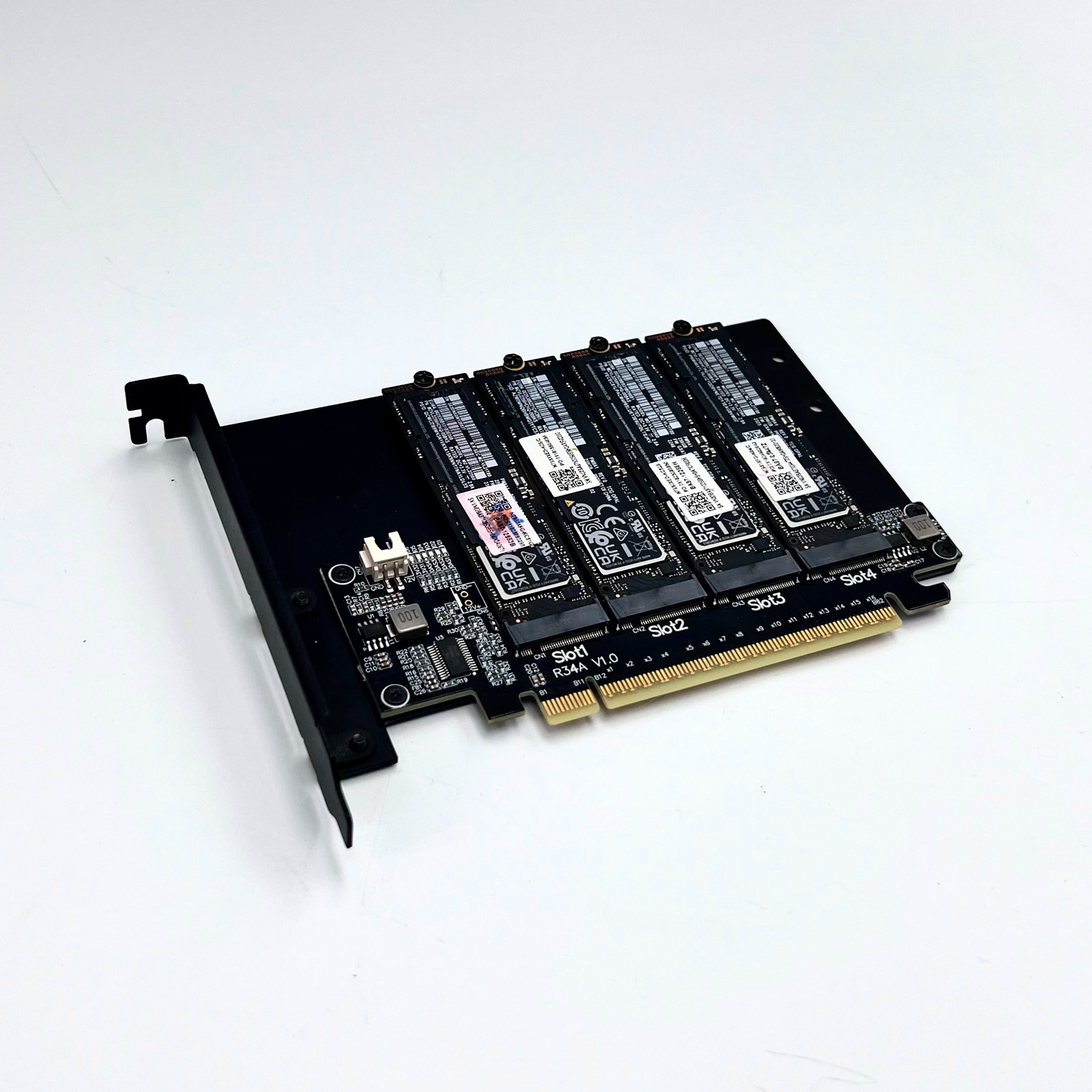 PCIe 5.0 x16 to Quad M.2 NVMe  - Quad M.2 Nvme Pcie Bifurcation Card review and price